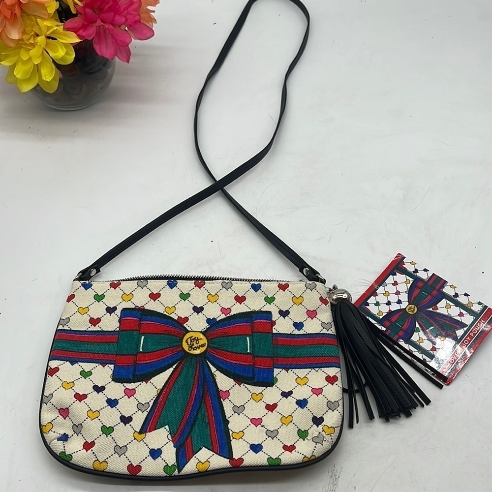 Brighton NWT Colorful Bow Love & Joy Small crossbody bag NYB4157